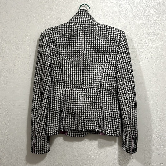 Weekend by Max Mara will houndstooth button down jacket, size 8 - Picture 8 of 14